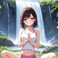 ヨガをする君 2枚目