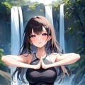 ヨガをする君 7枚目