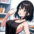 朝はやっぱ牛乳よね～【全二枚】 2枚目