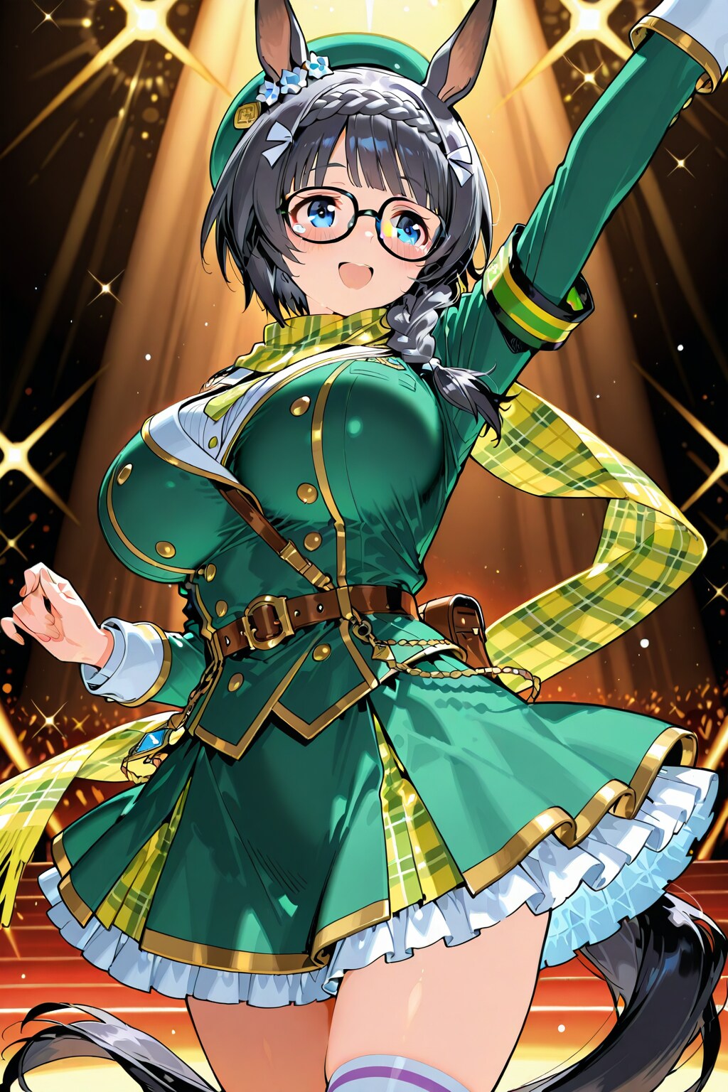 記念絵・ゼンノロブロイ、チャンミで勝利！…とうちのおかんトレーナー | の人気AIイラスト・グラビア