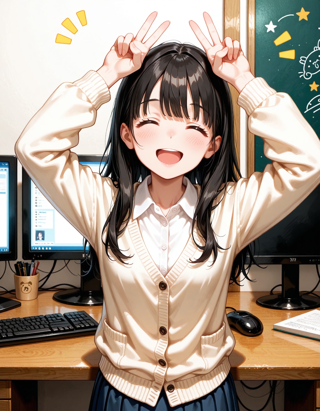 記念絵・ゼンノロブロイ、チャンミで勝利！…とうちのおかんトレーナー