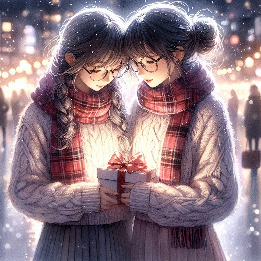 メガネ三つ編み2