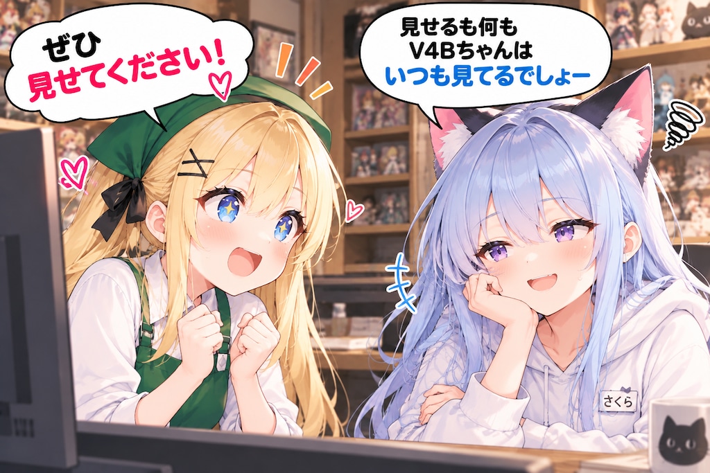わたしとV4Bちゃん