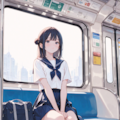 ただひたすらに電車の彼女 2枚目