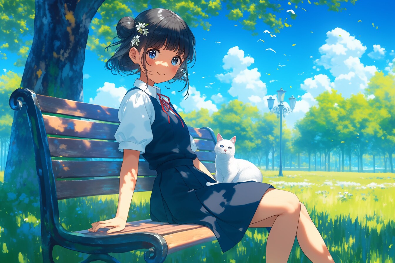 猫🐈とおだんごちゃん🍡✨134 | の人気AIイラスト・グラビア