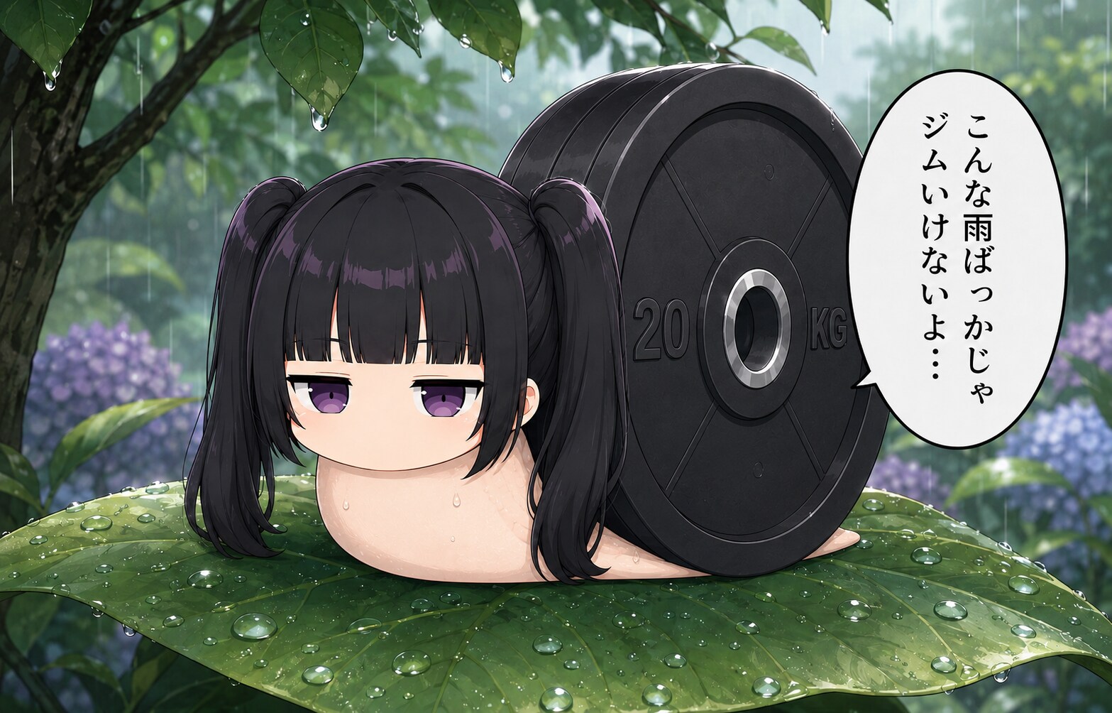 梅雨時に現れるニアツムリ