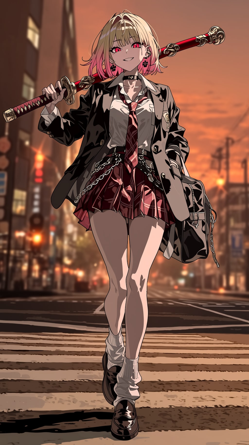 ⚔️ Crimson Sunset Executioner  「紅き夕暮れの処刑人」
