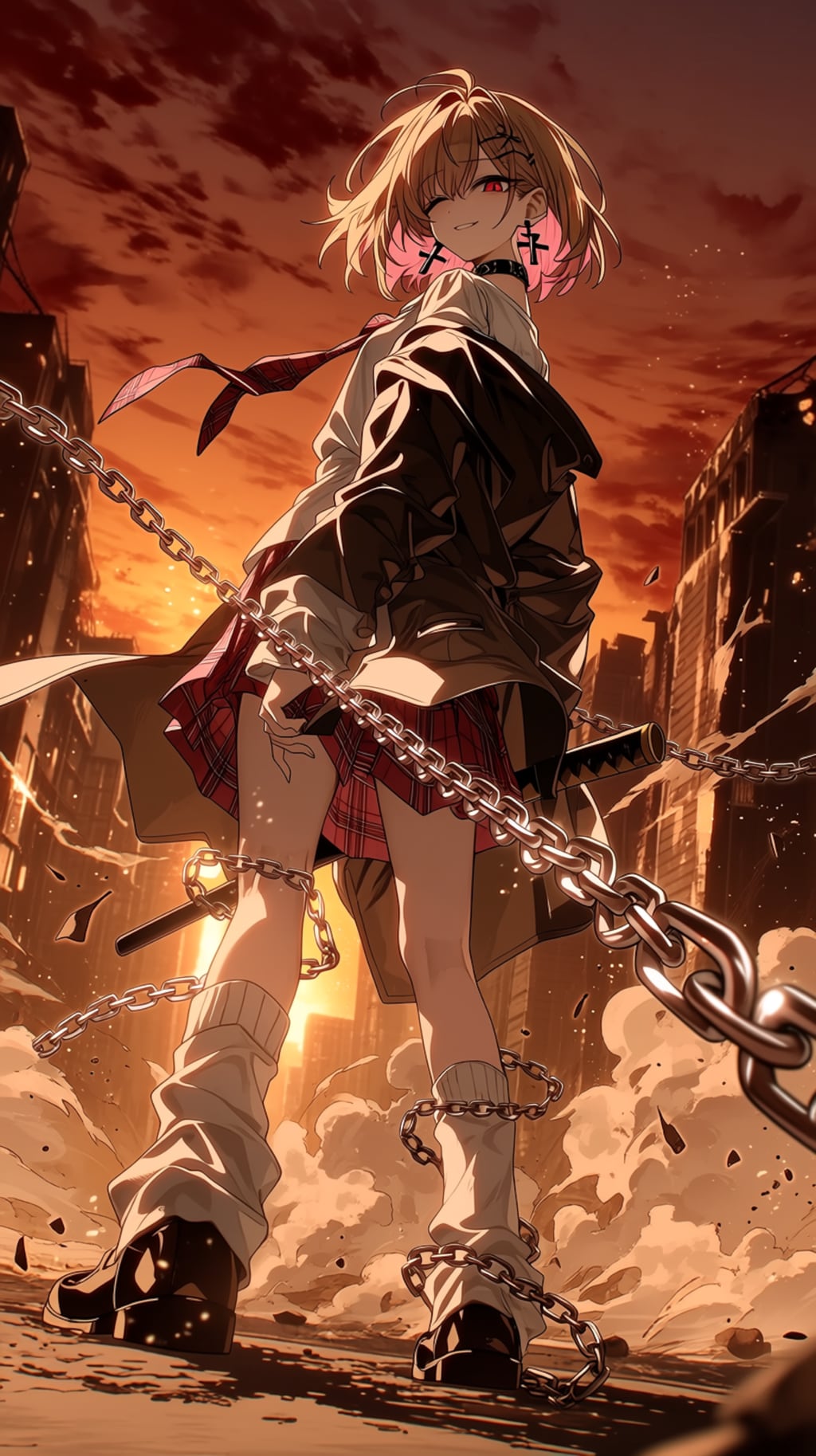 ⚔️ Crimson Sunset Executioner  「紅き夕暮れの処刑人」