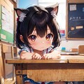 子猫の学校（教室にて） 3枚目