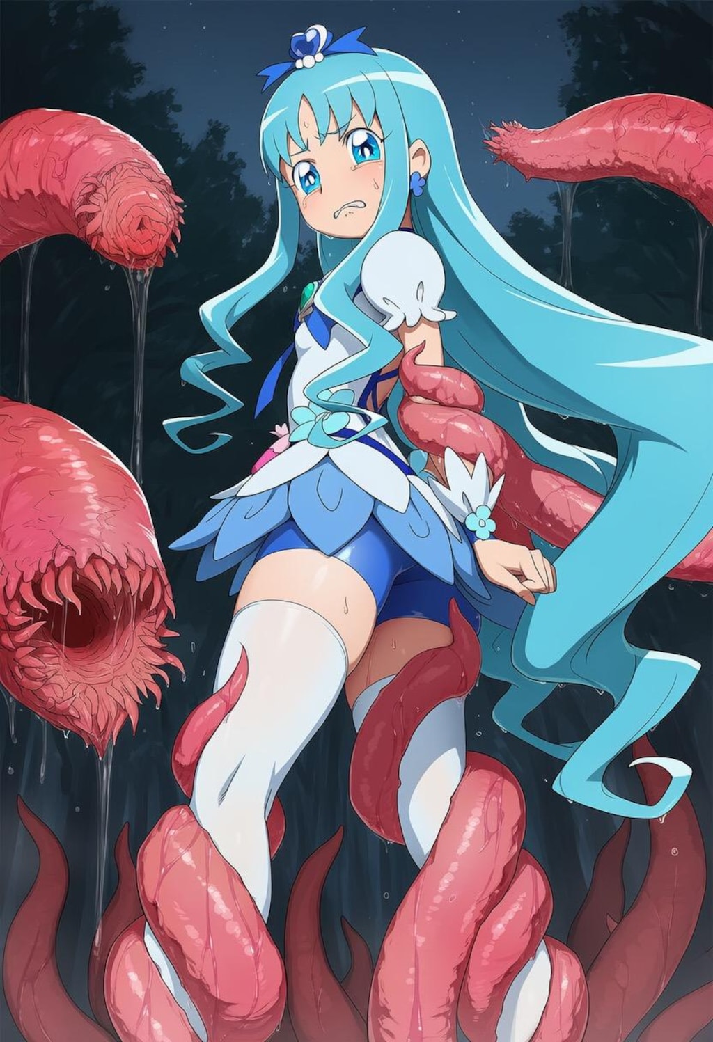 キュアマリン 触手