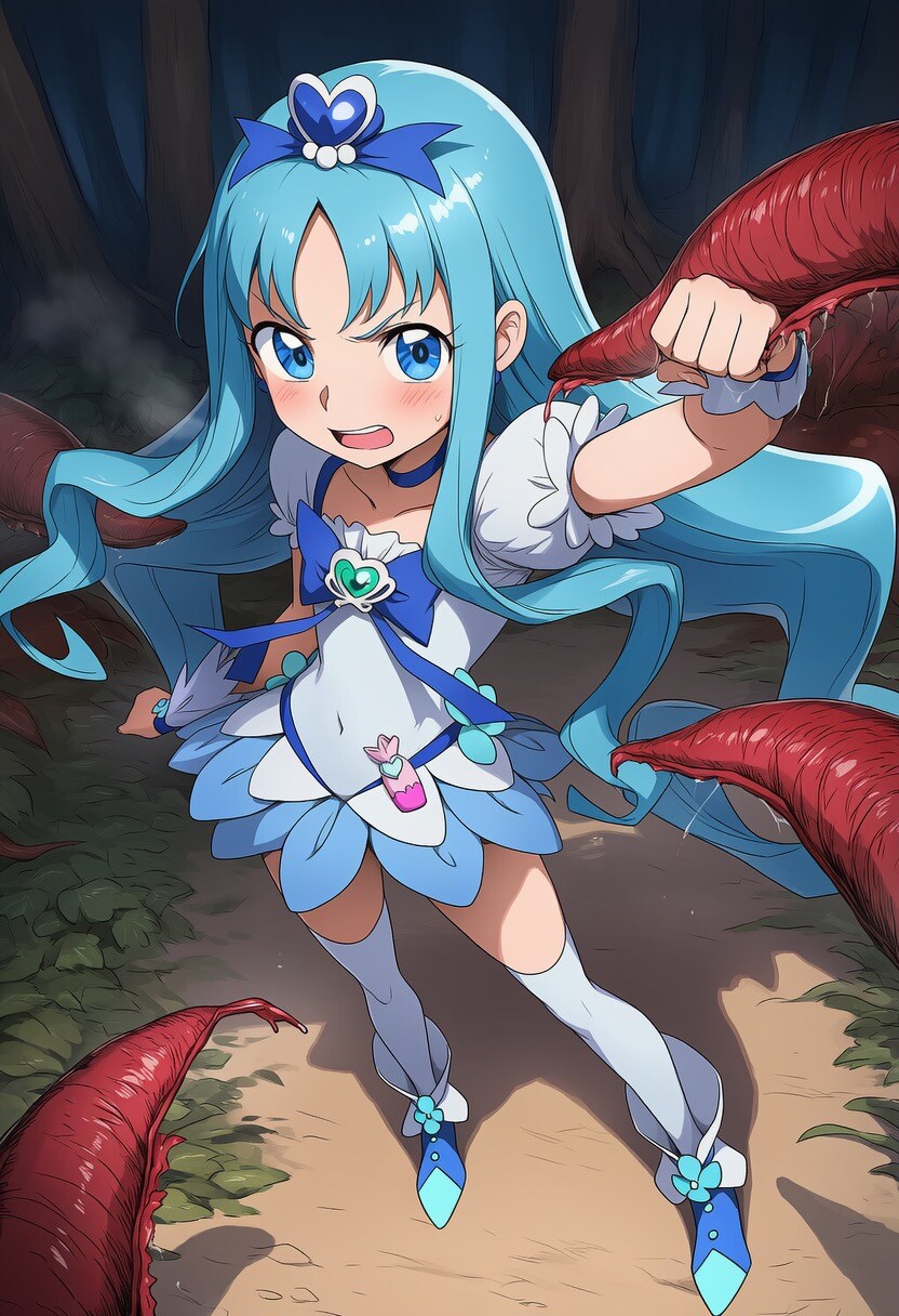 キュアマリン 触手