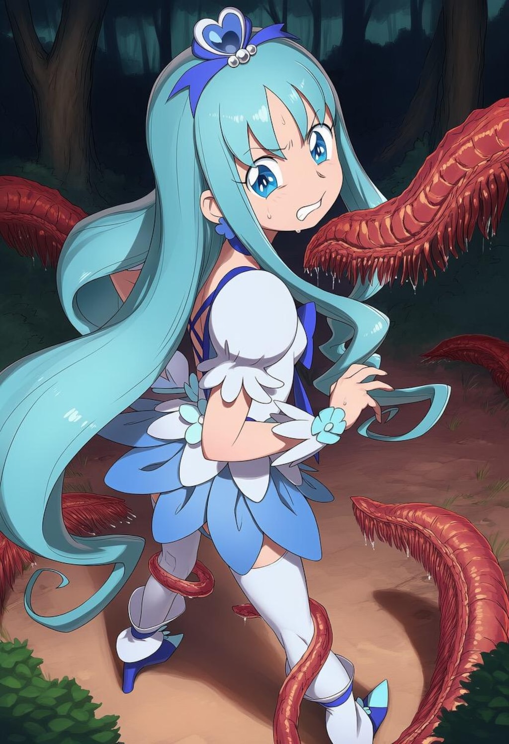 キュアマリン 触手