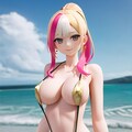 フィギア風、エロ水着のお姉さん AOAOKO ２ 6枚目