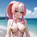 フィギア風、エロ水着のお姉さん AOAOKO ２ 5枚目