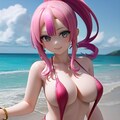 フィギア風、エロ水着のお姉さん AOAOKO ２ 4枚目