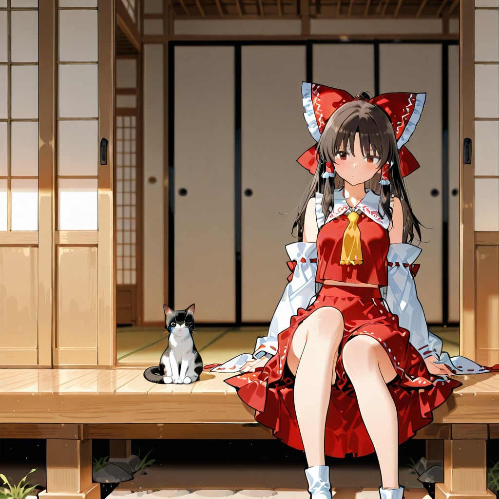 猫と一緒