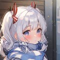 制服マフラーうちの子 4枚目