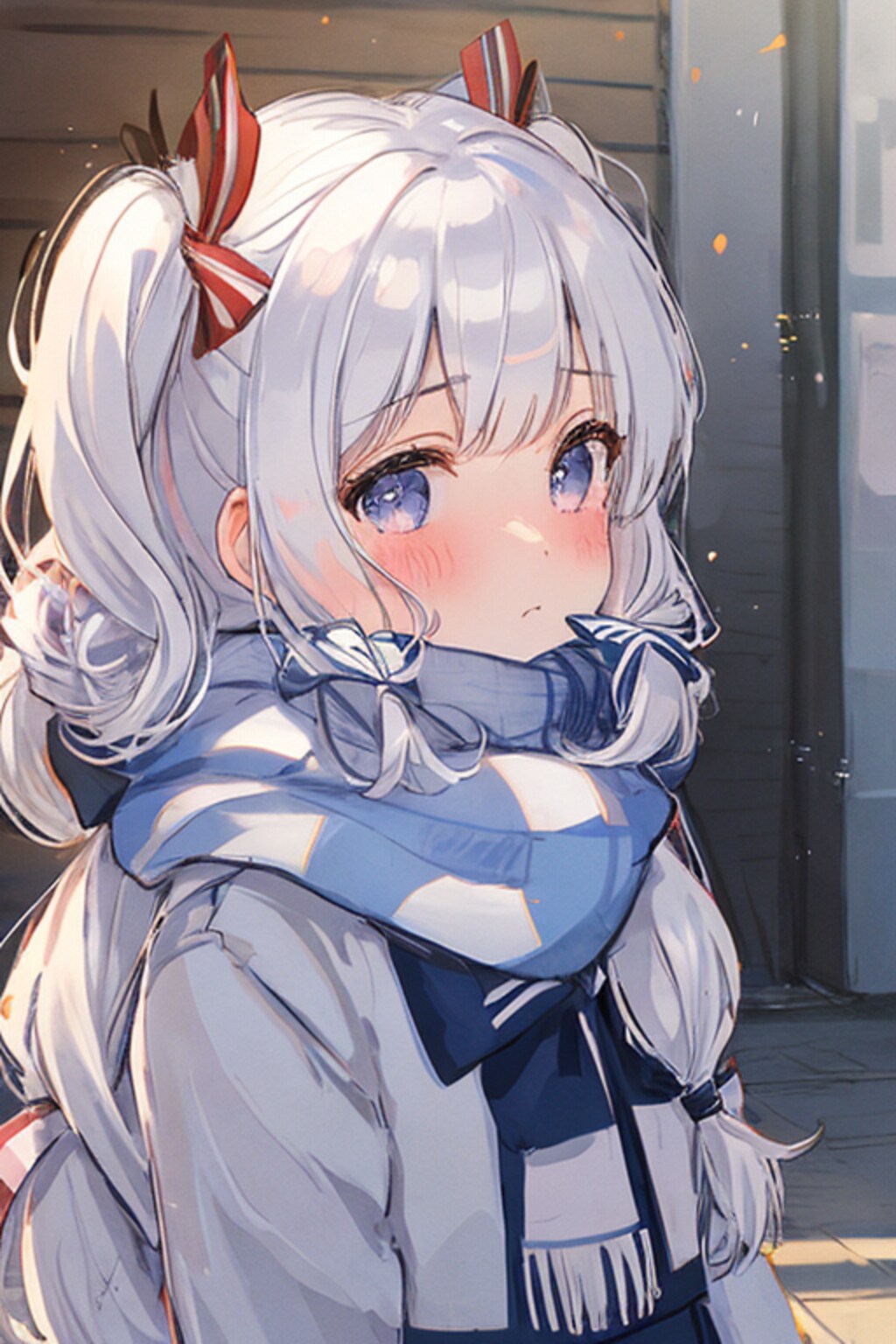 制服マフラーうちの子