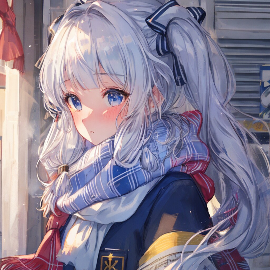 制服マフラーうちの子