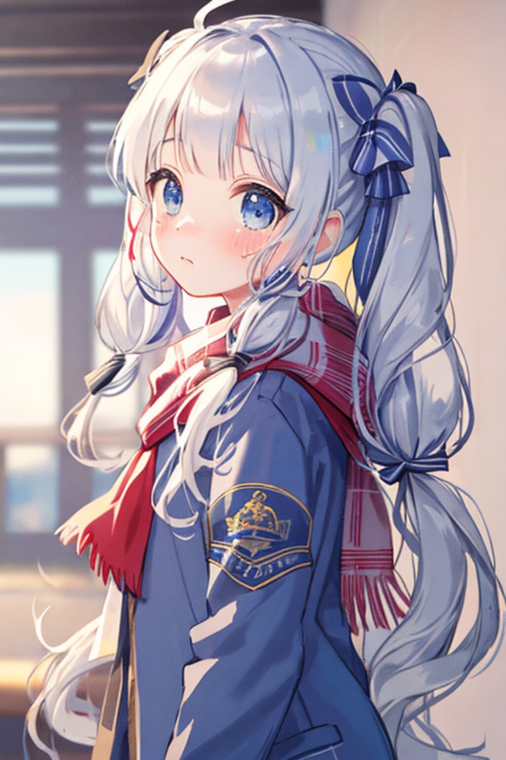 制服マフラーうちの子