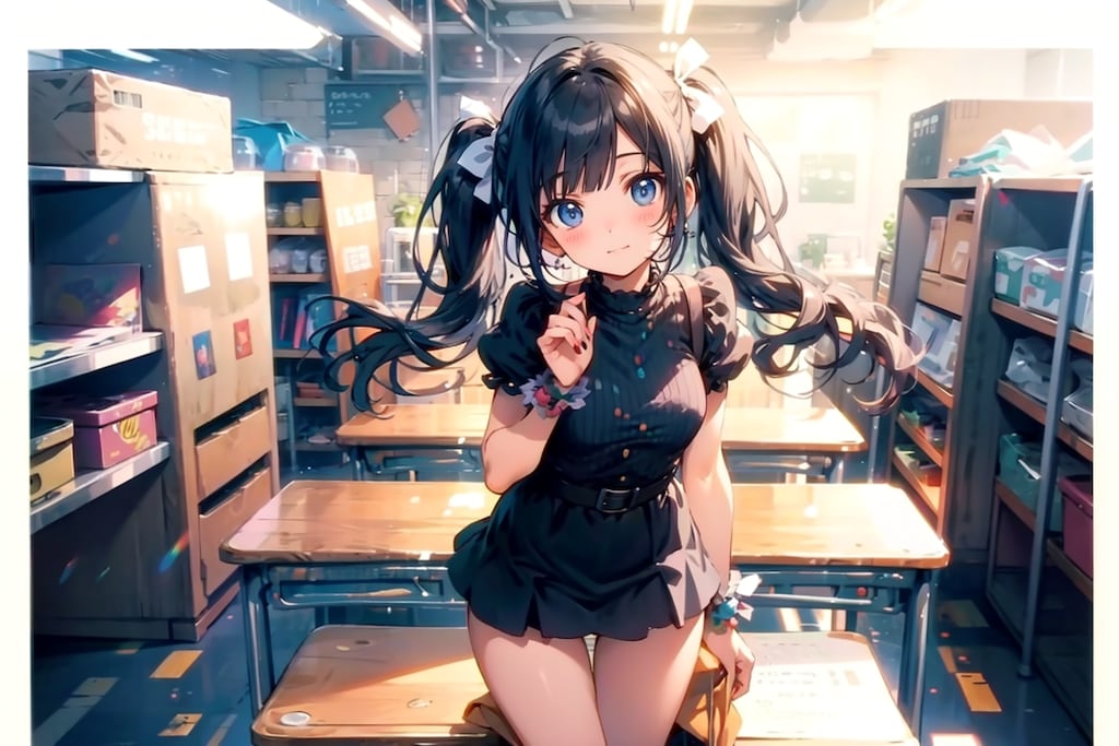 図書室のポートレイト