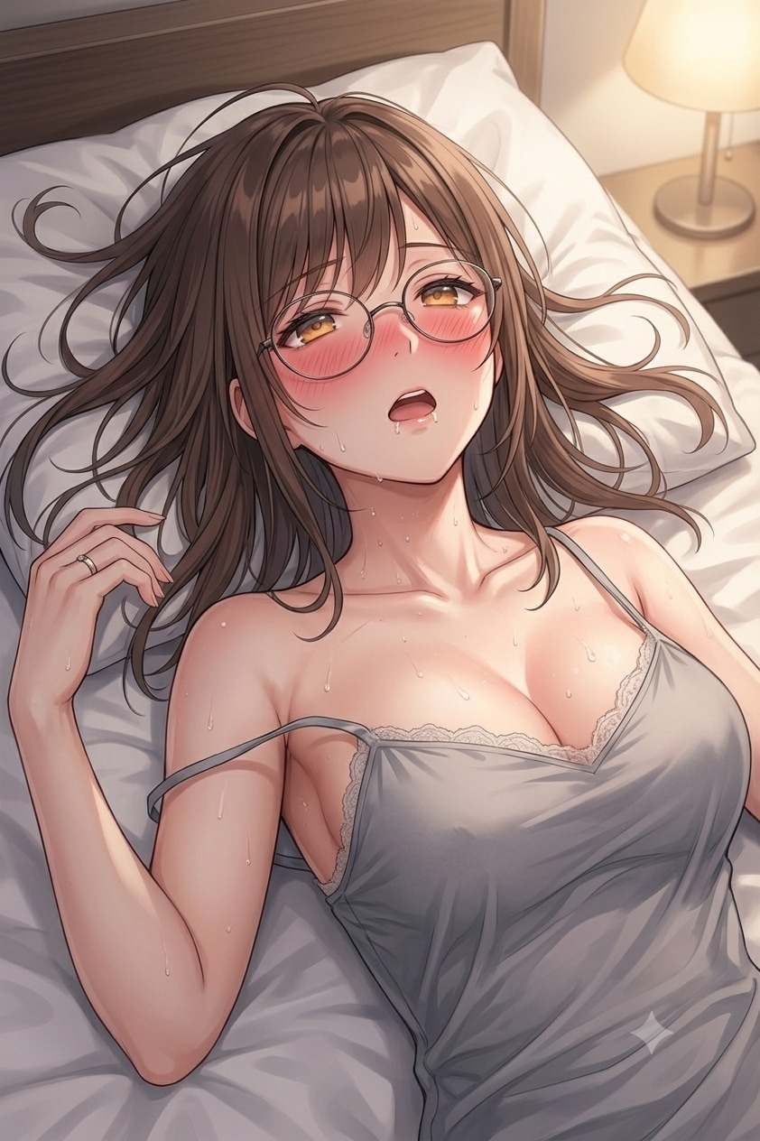 一人の事後の若妻