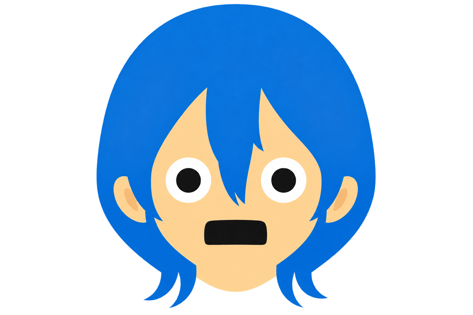 ブルーダリアちゃん(イロミライの姿)をしっかりさせてみた