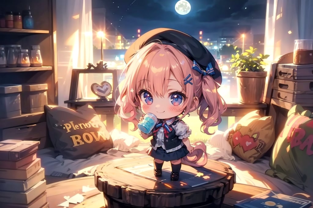 星が出る頃のお月様-！。