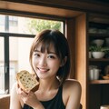 朝ご飯食べて❤ 8枚目