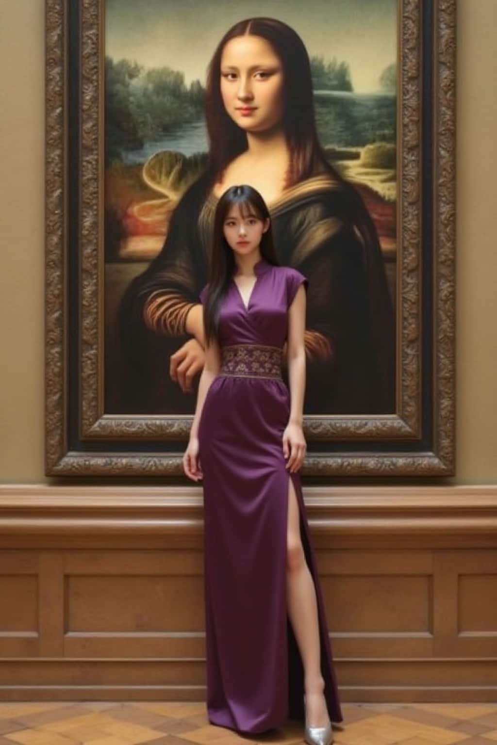 ルーブル美術館　モナ・リザ