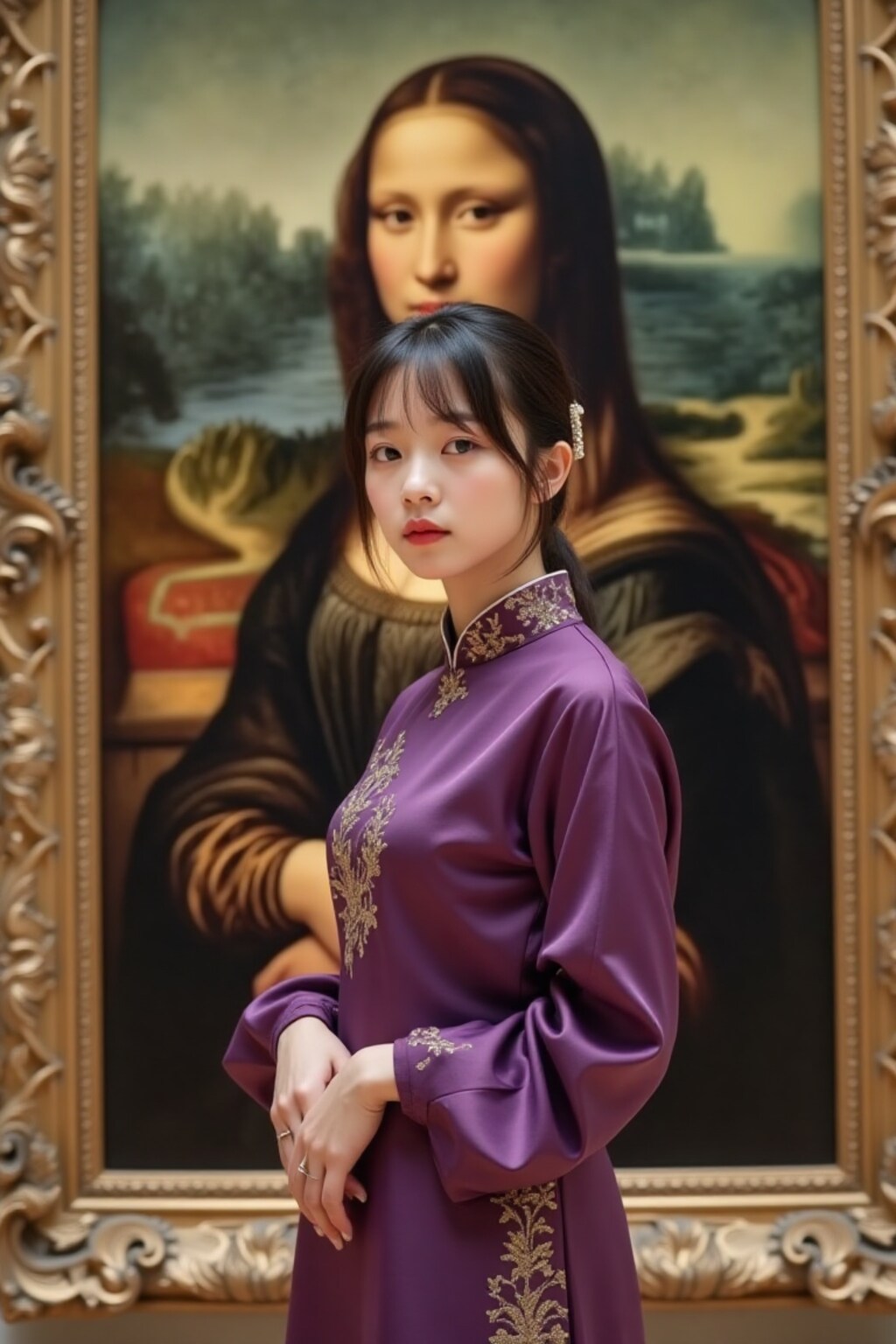 ルーブル美術館　モナ・リザ