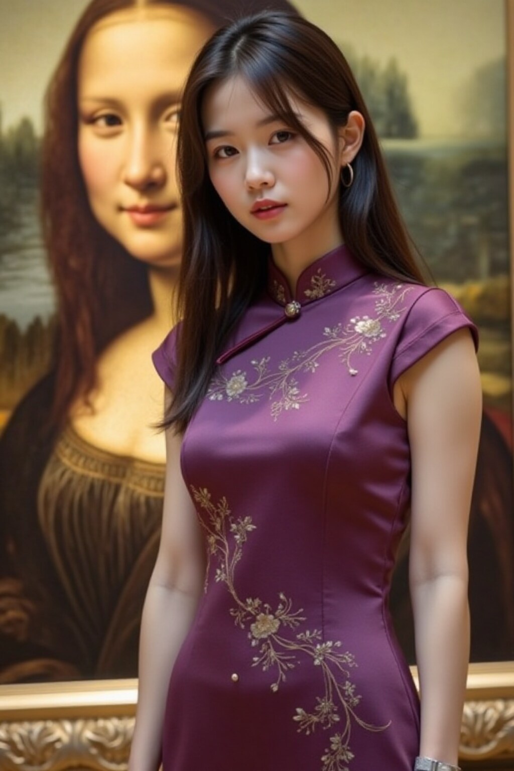 ルーブル美術館　モナ・リザ