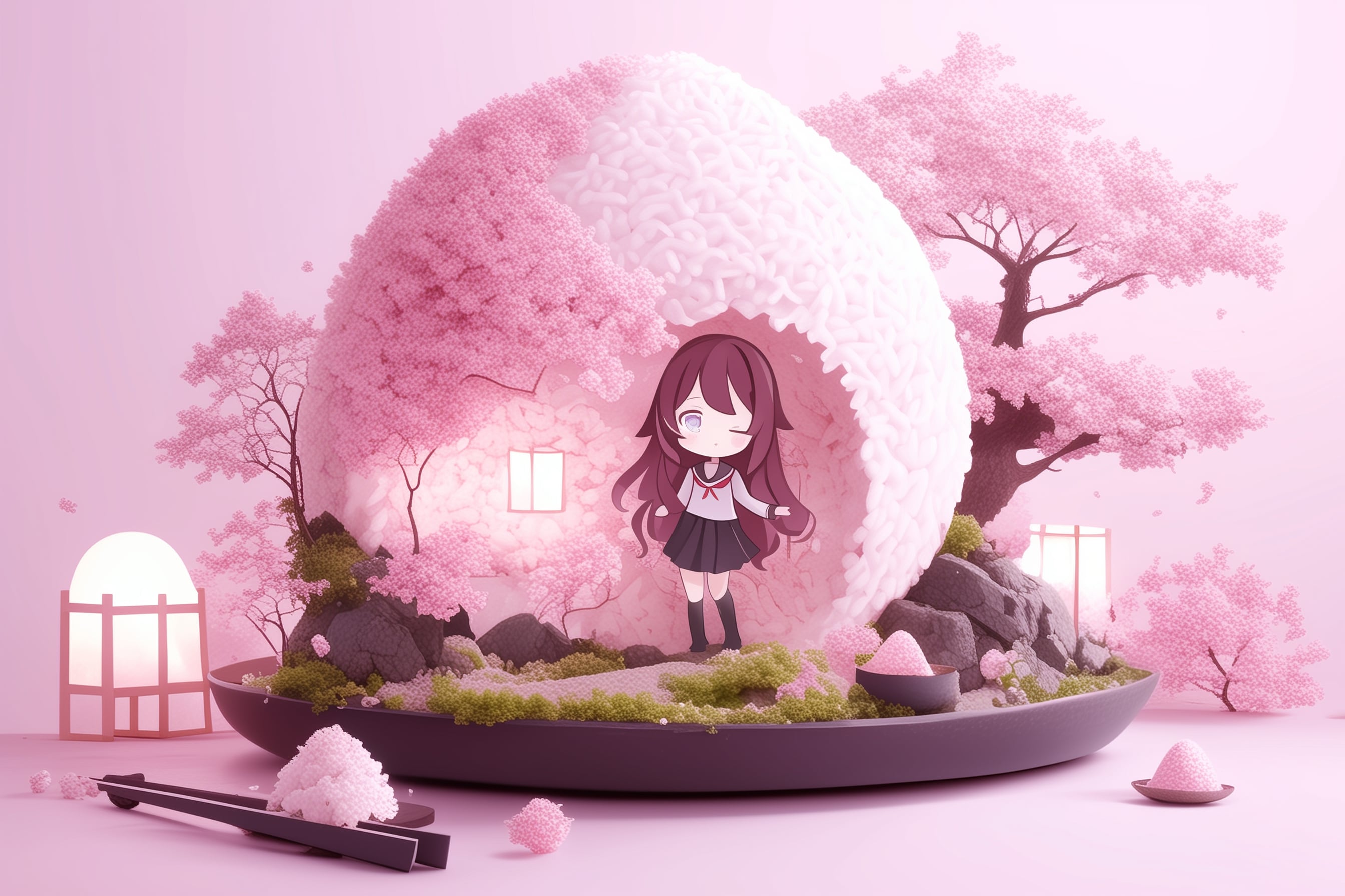 桜もち子 | の人気AIイラスト・グラビア