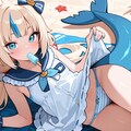 SamekoSabaが砂浜でアイスを咥えながらグラビアパンチラ 7枚目