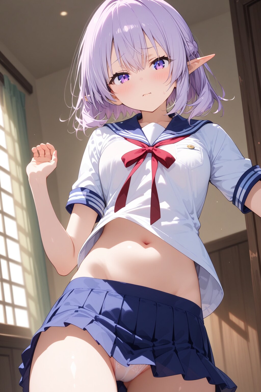 短い