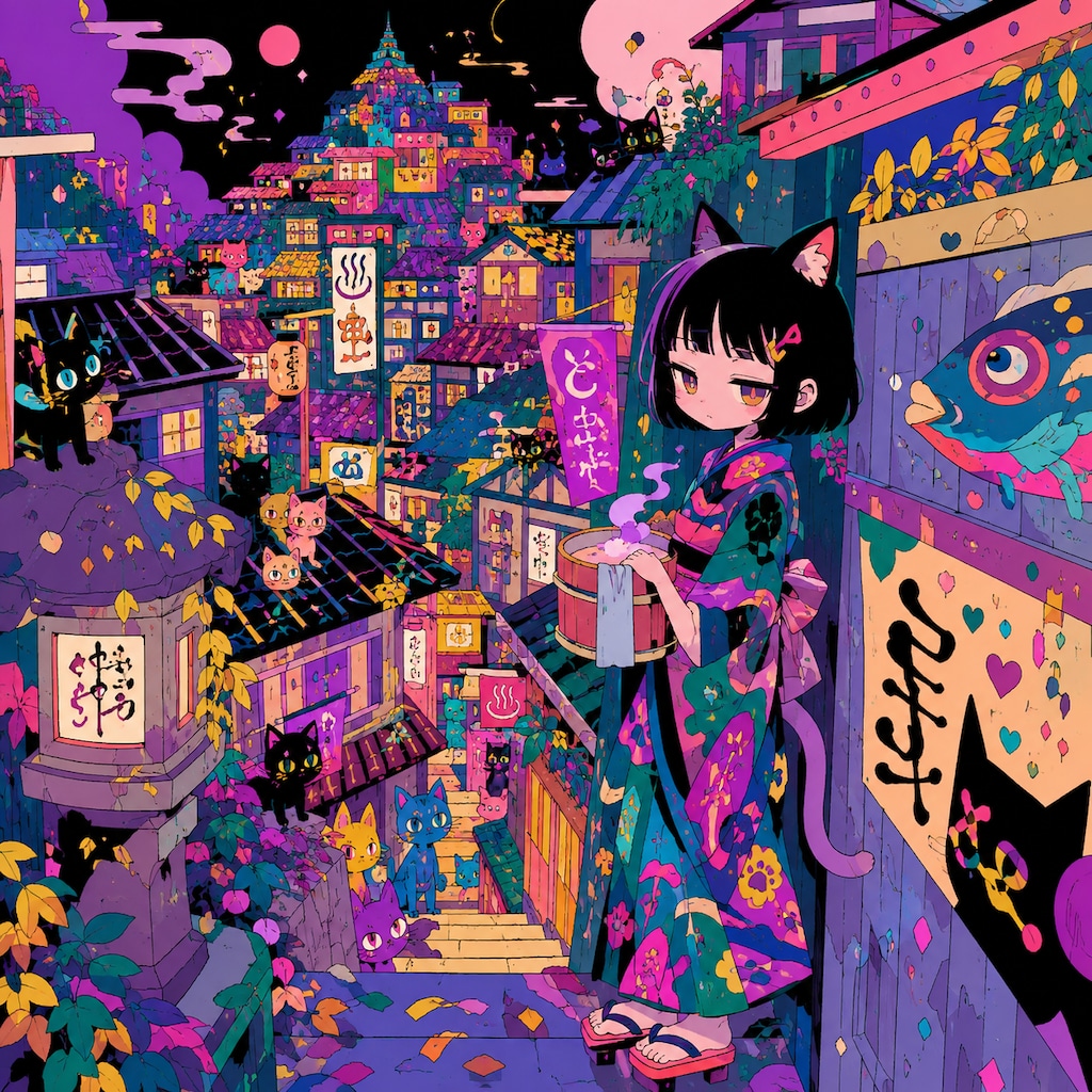 化け猫温泉