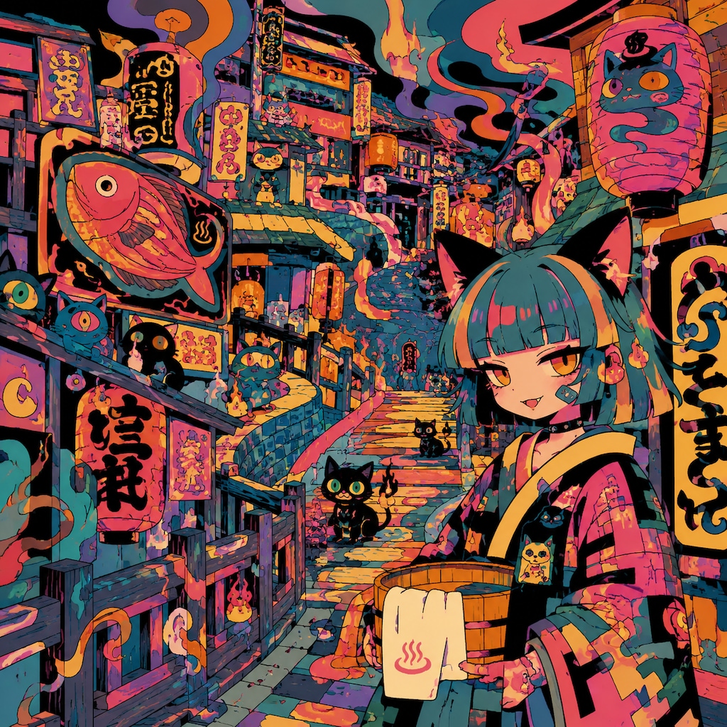 化け猫温泉