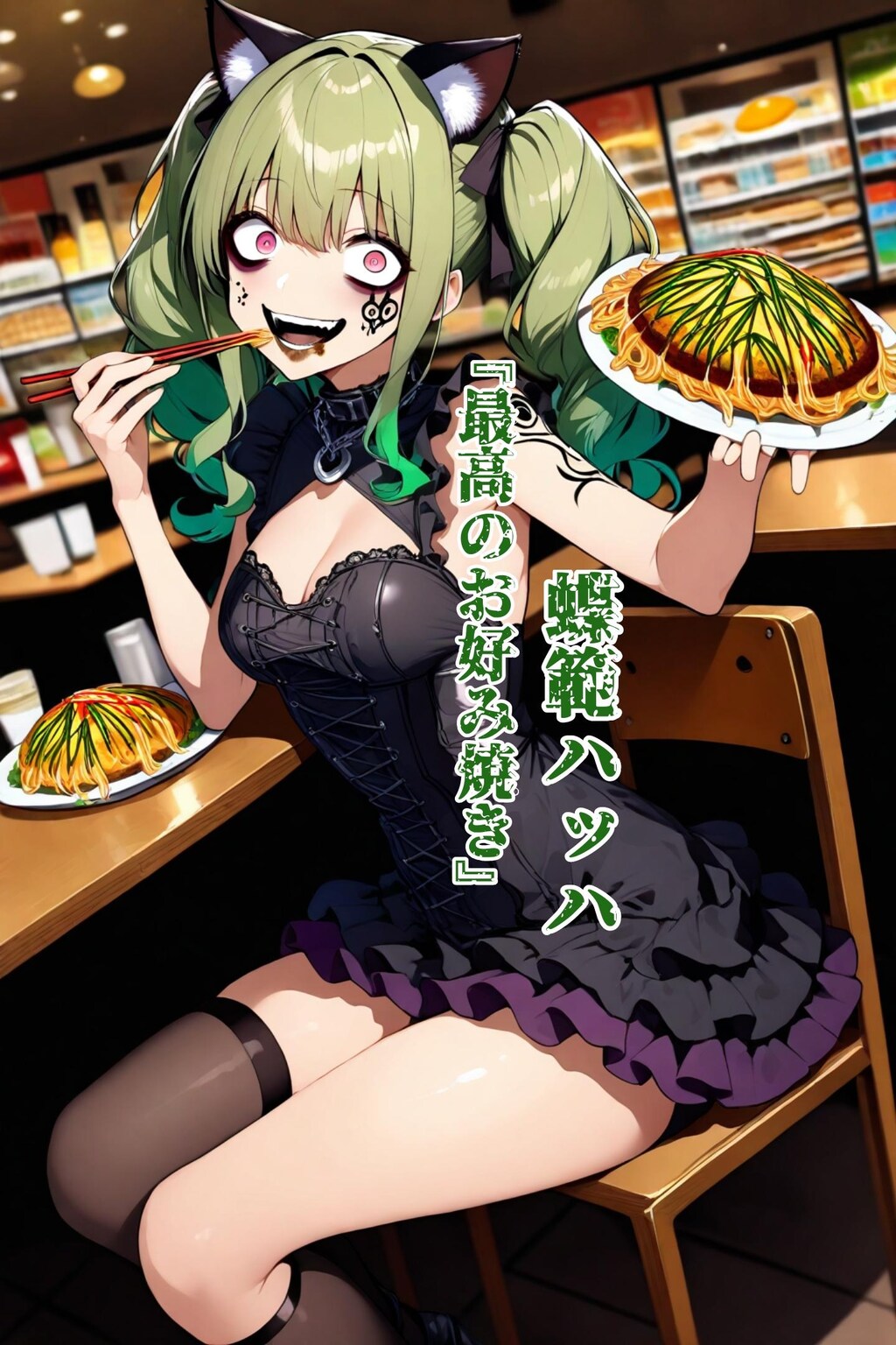 蝶範ハッハ『最高のお好み焼き』【ニャンノ世界】