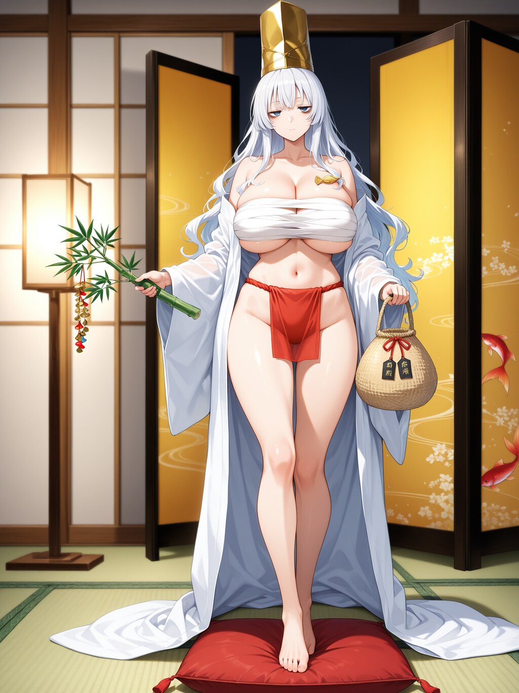 商売繁盛の艶やかな福娘①