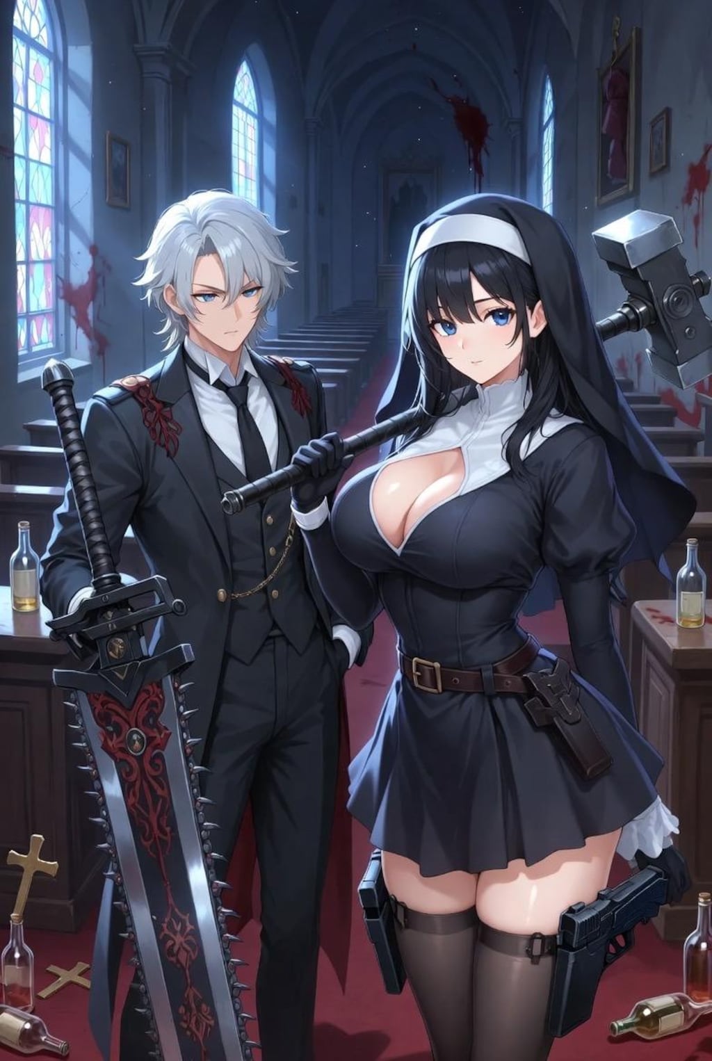 神父とシスター