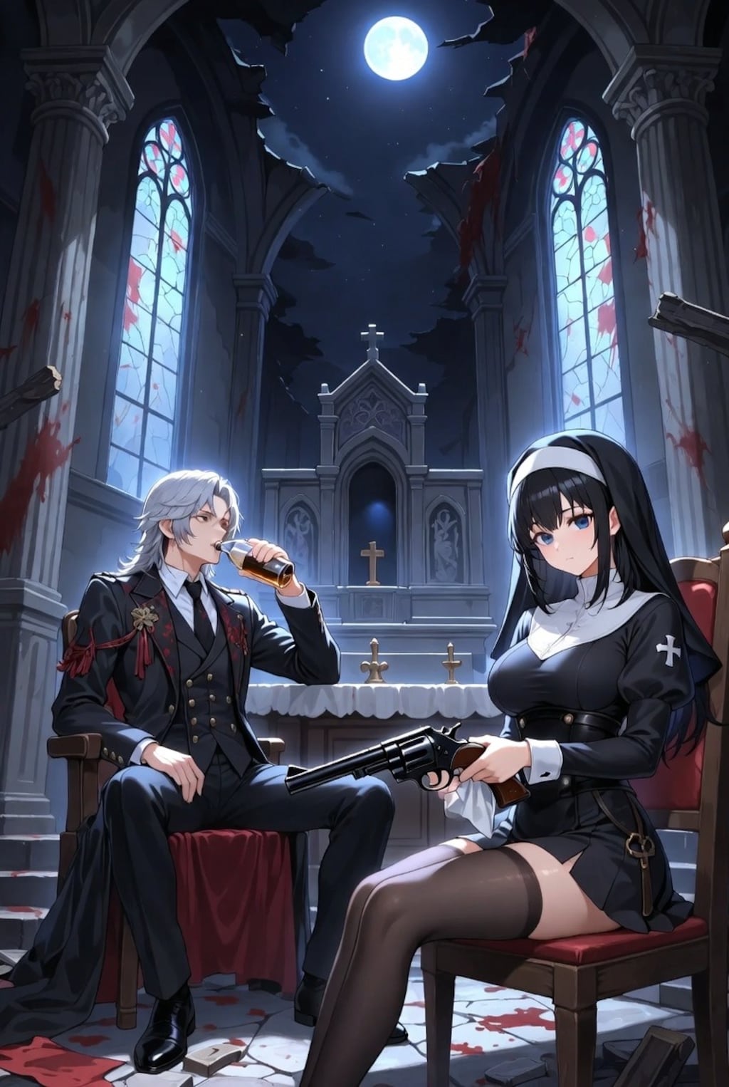 神父とシスター