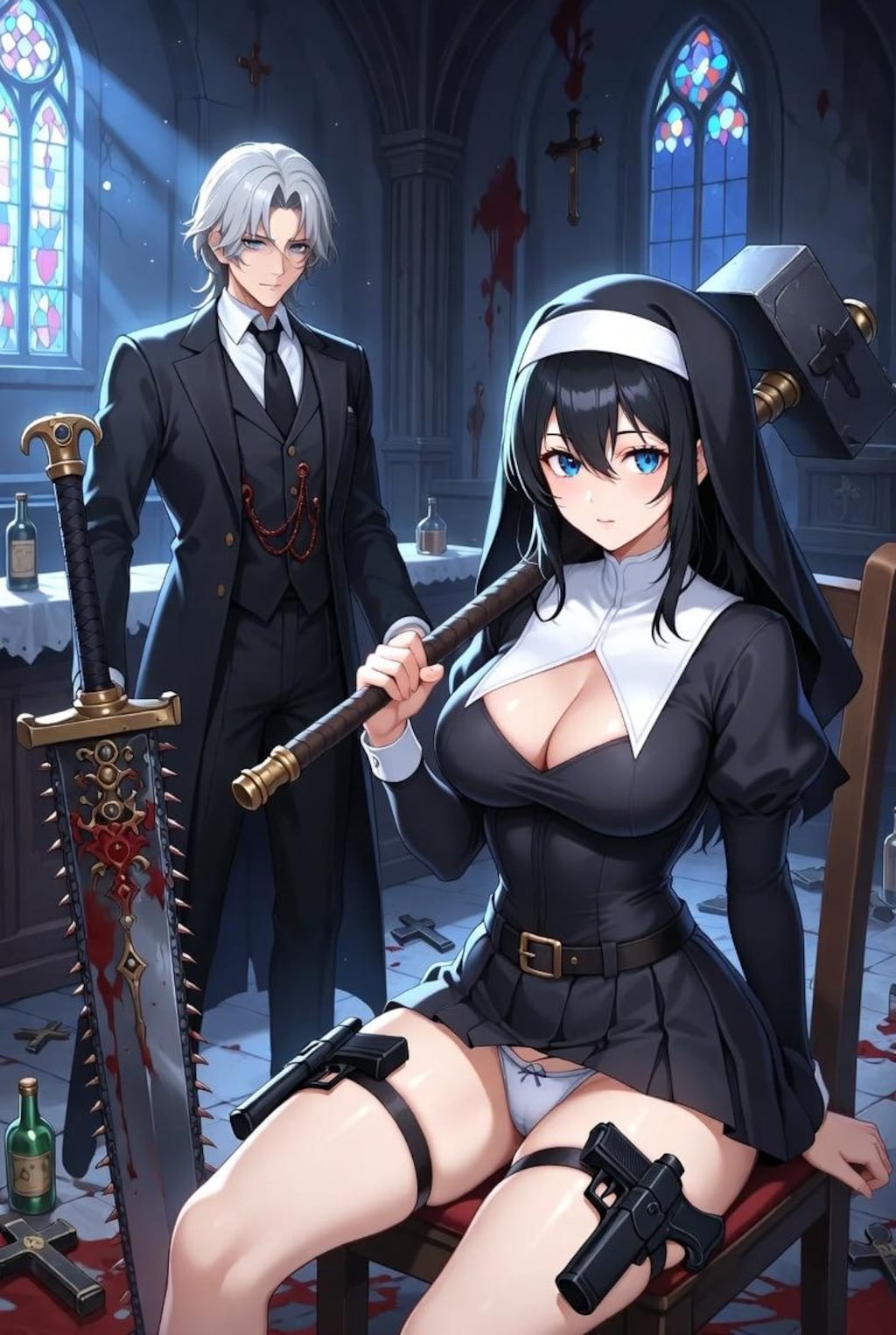 神父とシスター