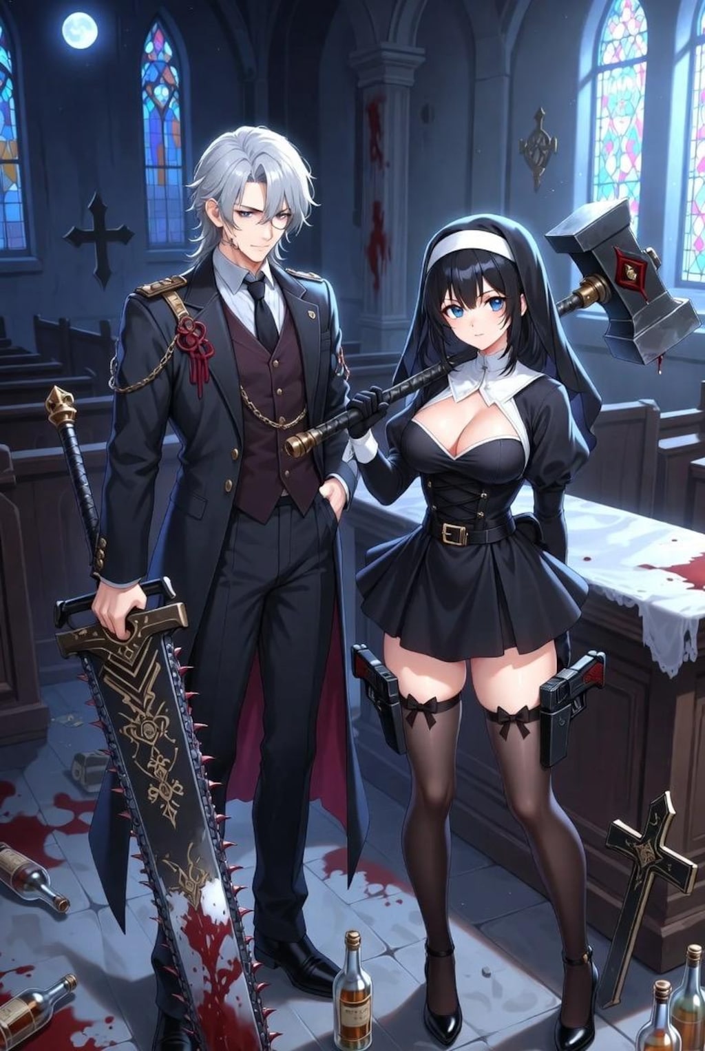 神父とシスター