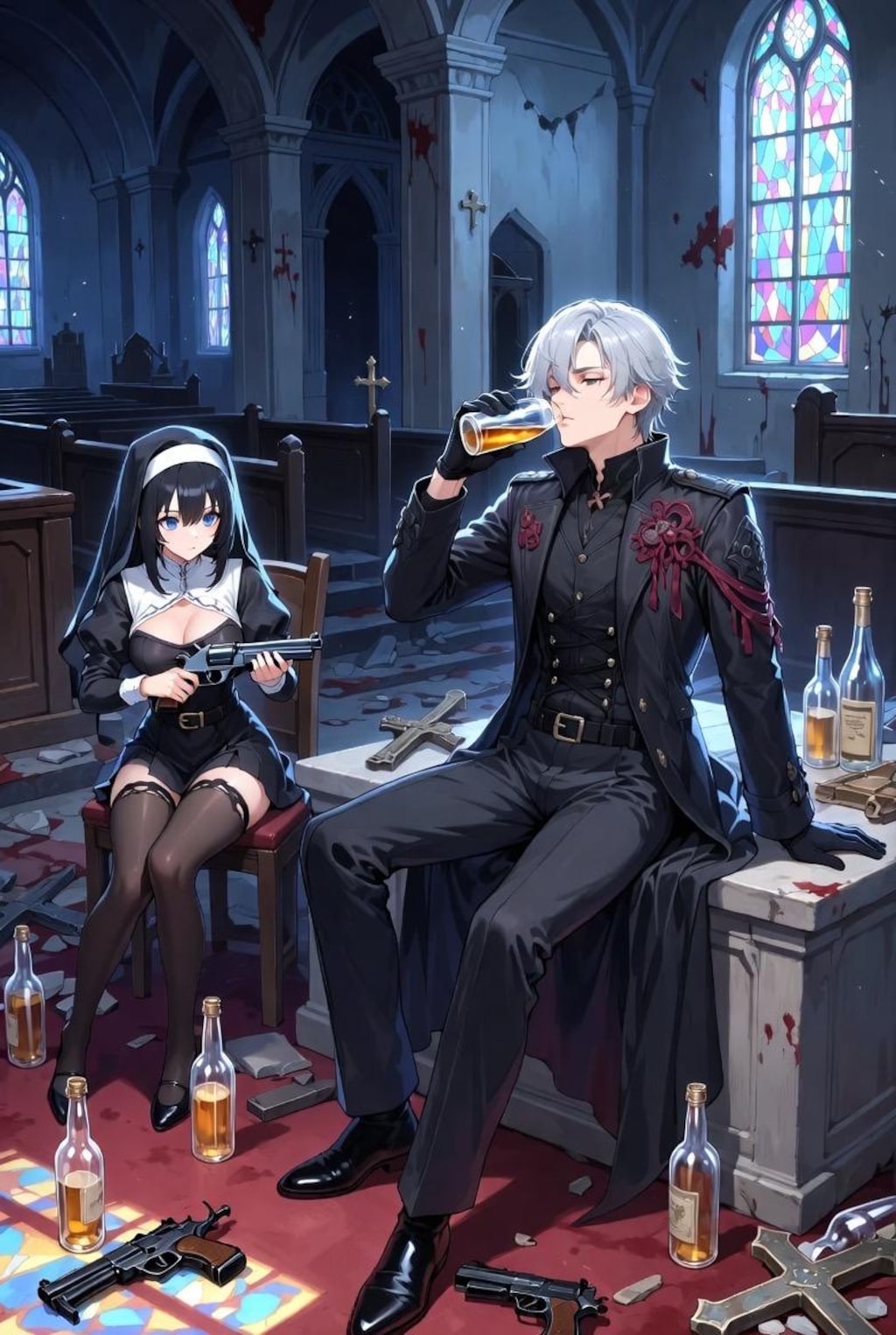 神父とシスター