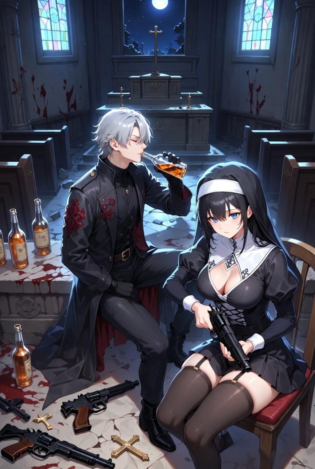 神父とシスター