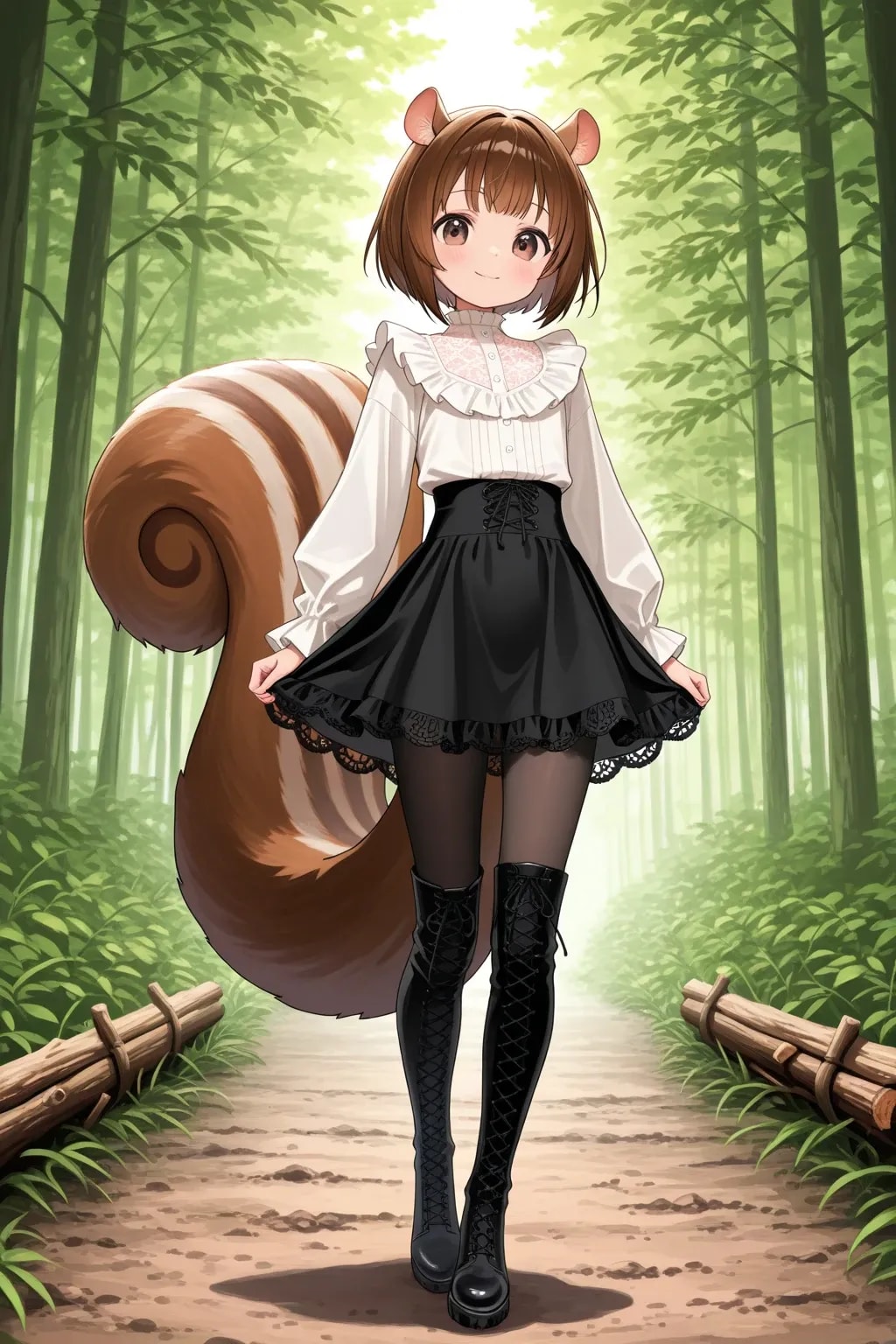 シルちゃんの森SeaArt《おいでよ どうぶつの娘》