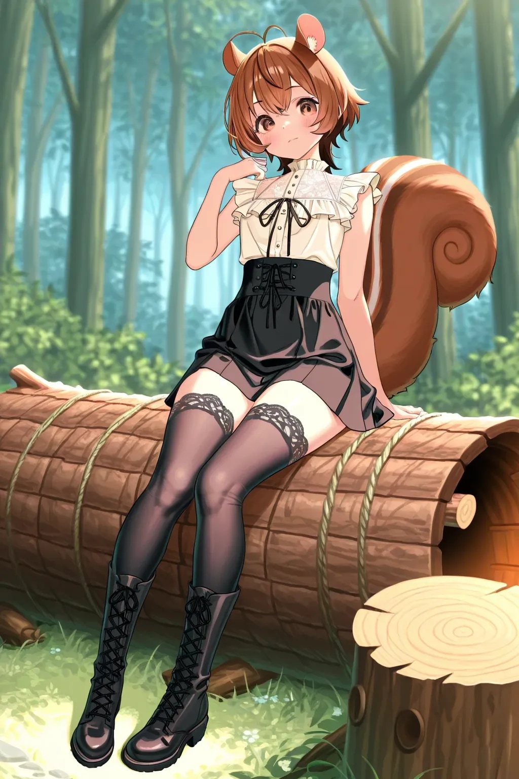 シルちゃんの森SeaArt《おいでよ どうぶつの娘》