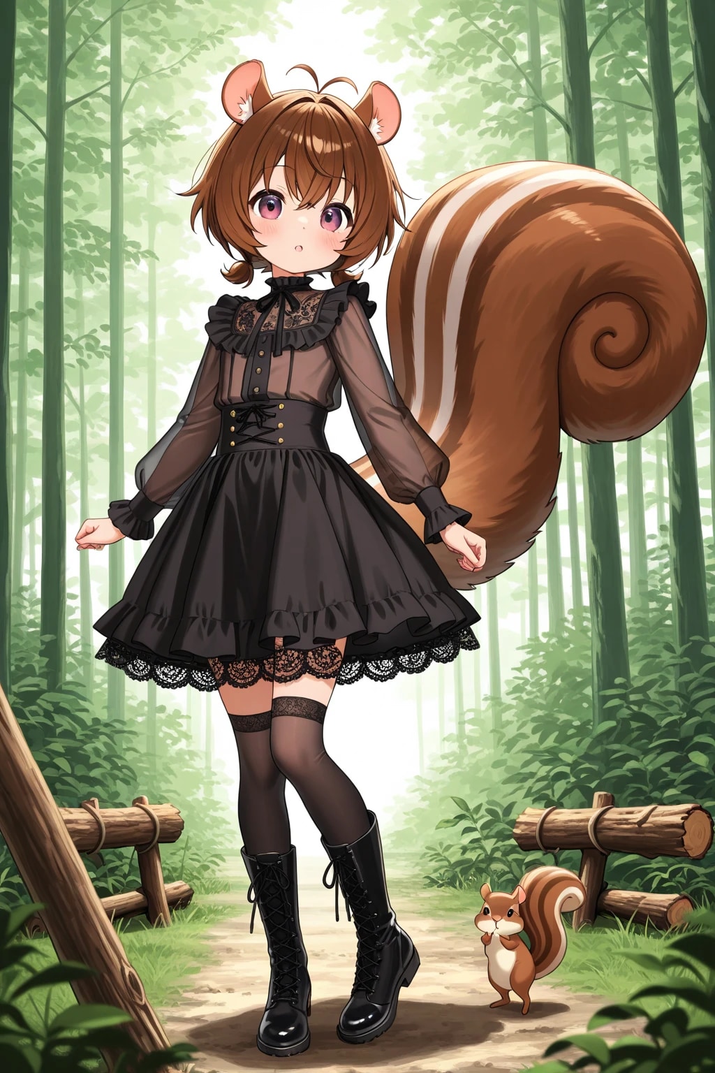 シルちゃんの森SeaArt《おいでよ どうぶつの娘》