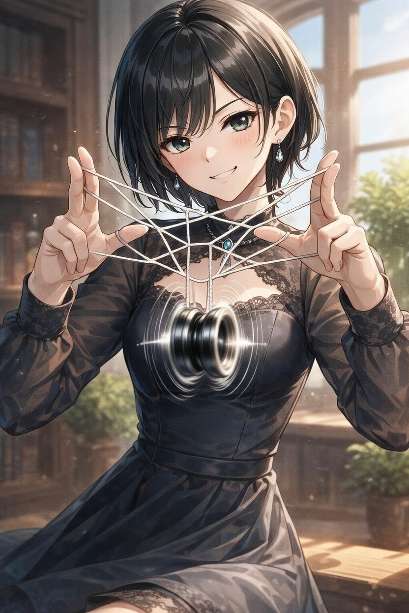 スパイダーベイビーをしてる藍音ちゃん
