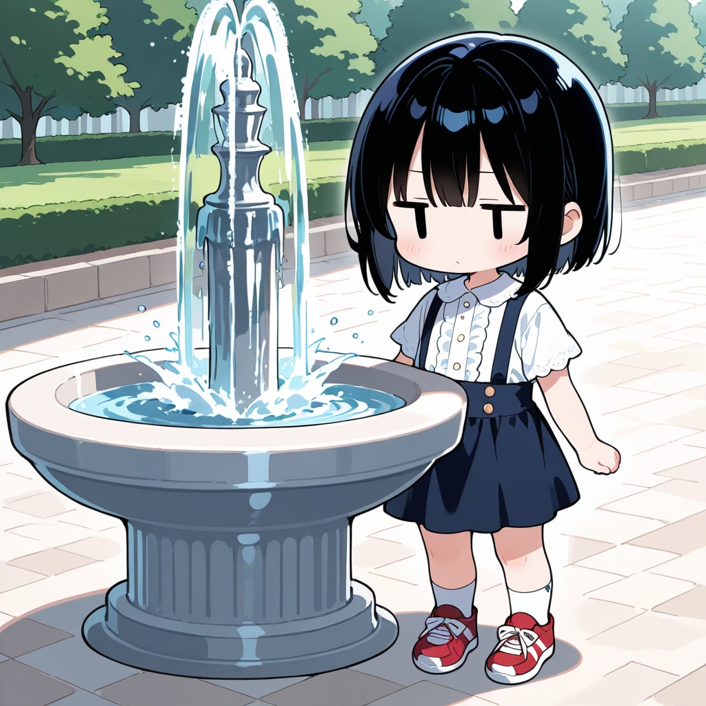 噴水を見に行く | の人気AIイラスト・グラビア